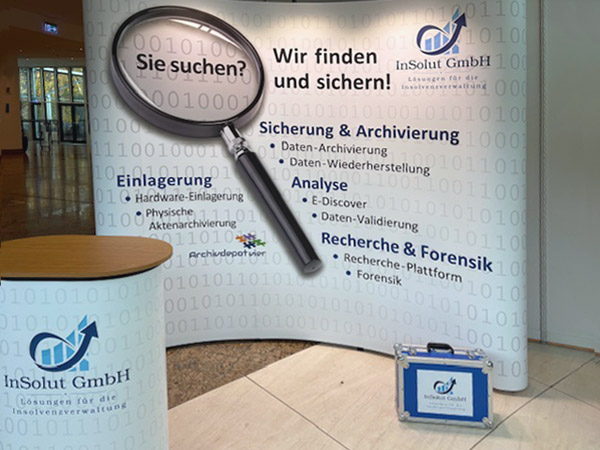 Archivdepot vier Messestand Berlin